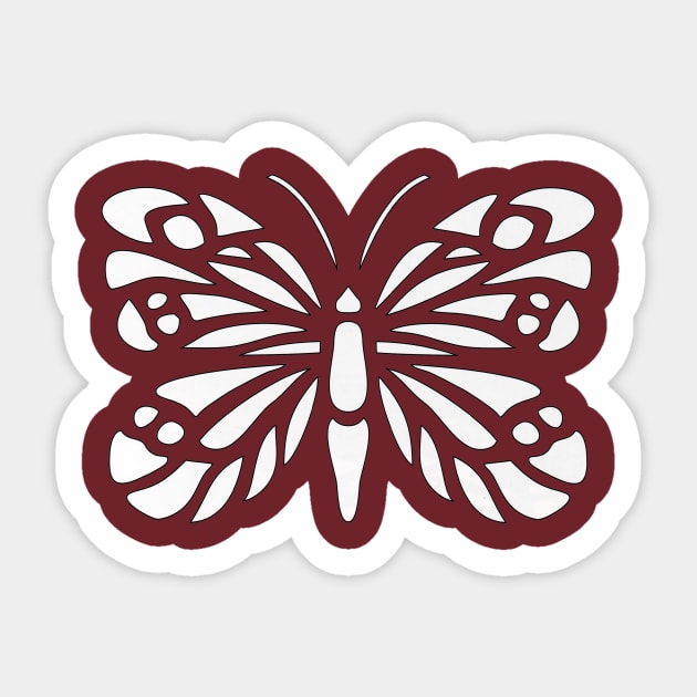 Butterfly Sticker by Grazia